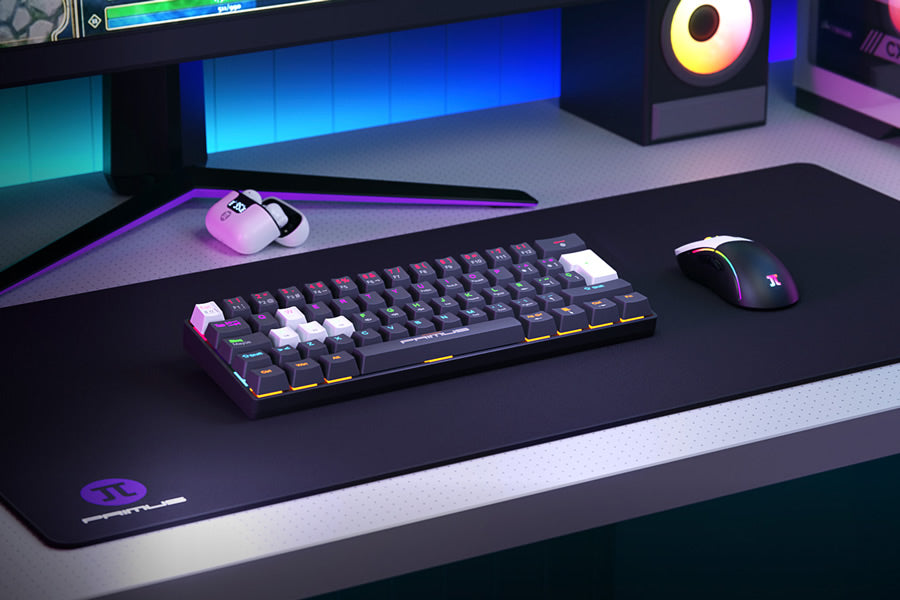 🎮 Teclado Primus – Estilo Gamer Compacto RGB 🖤✨